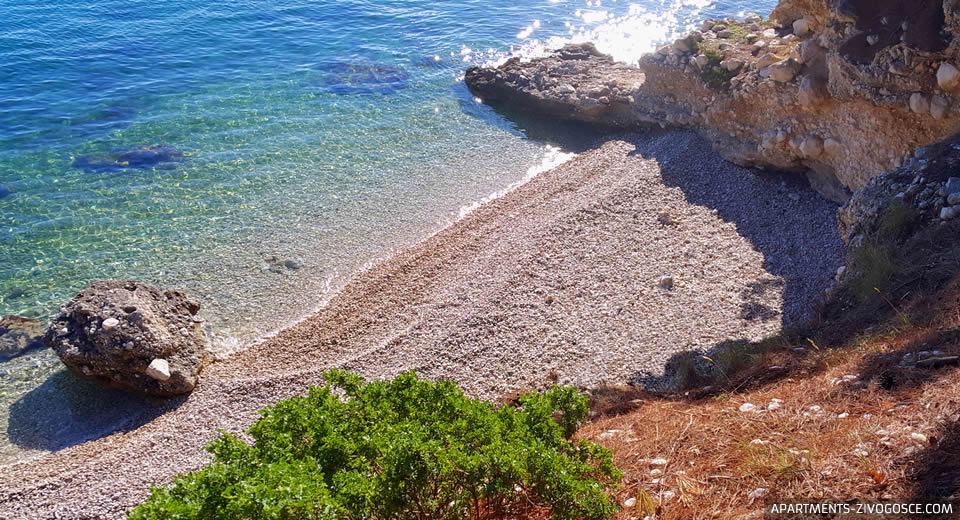 Živogošće Blato plaža Dole